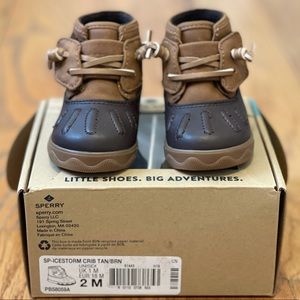 Sperry toddler Unisex duck boots size 2M